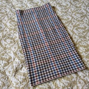 Ann Taylor Houndstooth Pencil Skirt